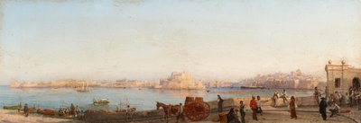 Valletta from Near Manoel Island by Giancinto Gianni